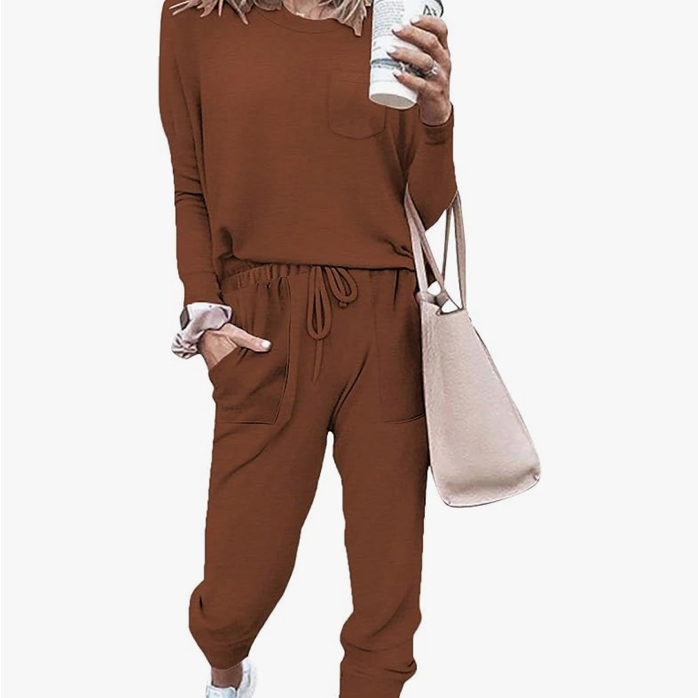 Lounge tracksuit matching set